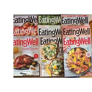 Eating Well Magazine 2021 Lot of 9 Issues Healthy Recipes Cooking Nutrition